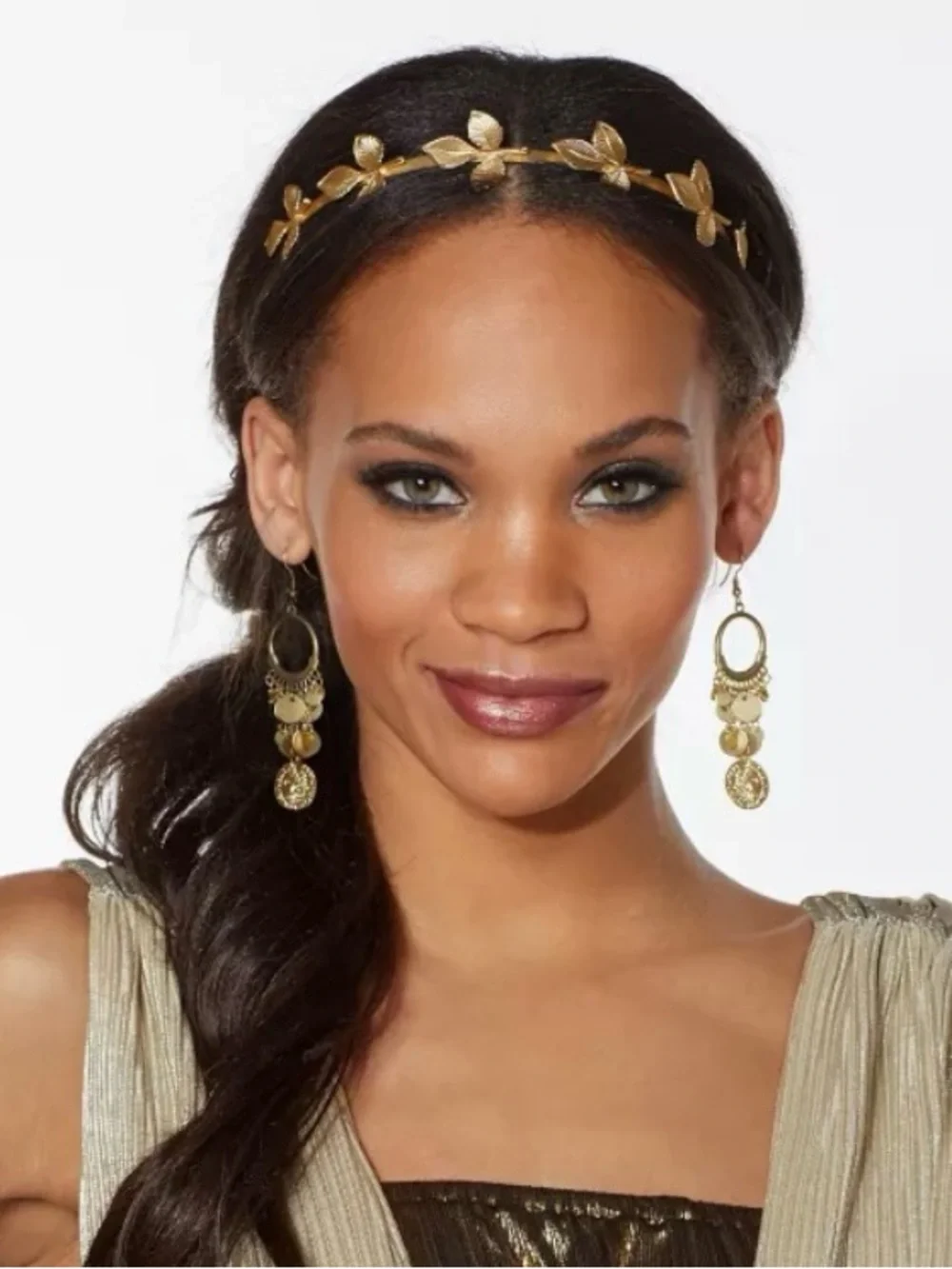 Spirit Metal Leaf Crown - Gold Headband